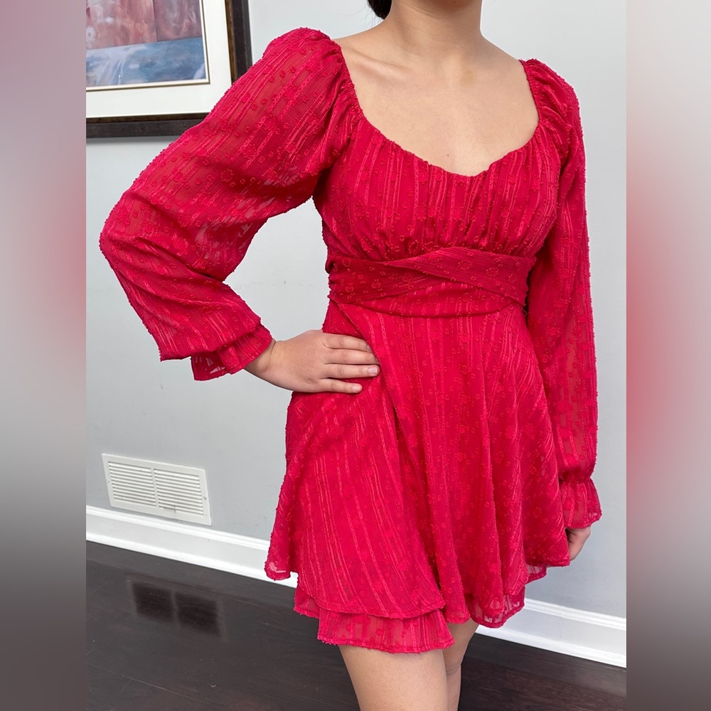 allison & kelly red dress size S